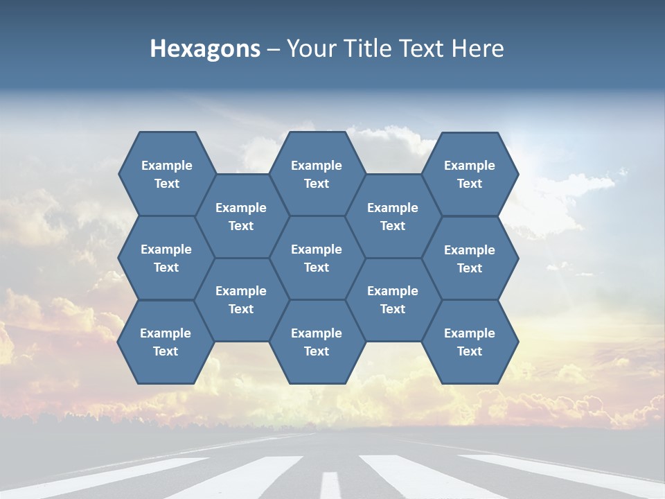 Pattern Rough Pedestrian PowerPoint Template