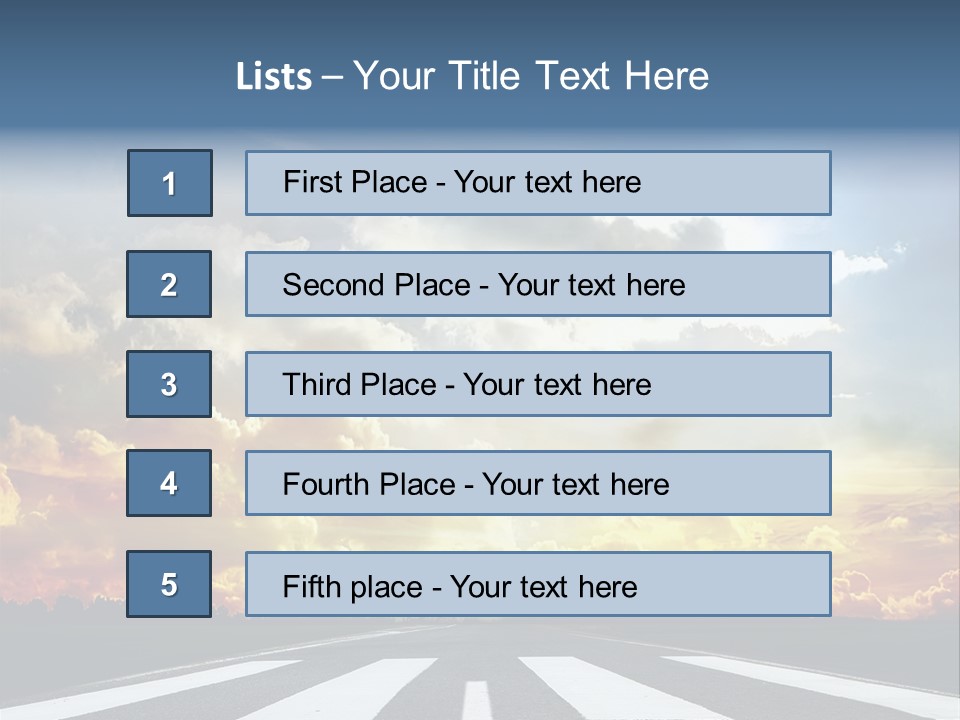 Pattern Rough Pedestrian PowerPoint Template