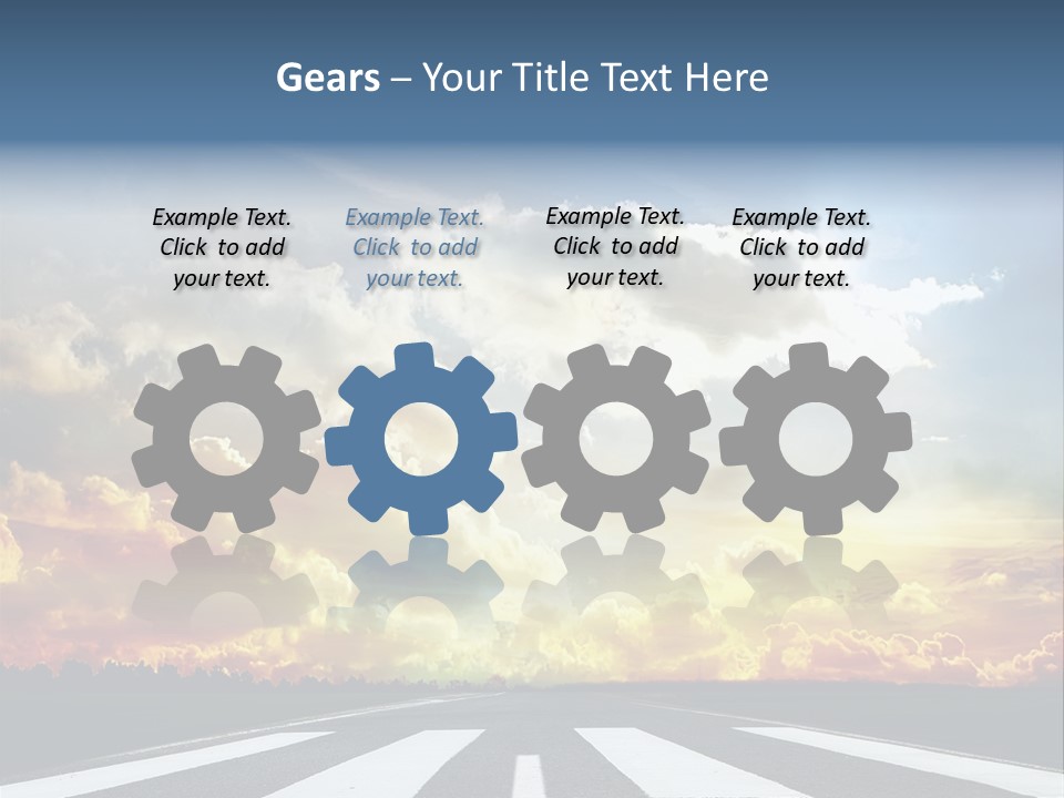 Pattern Rough Pedestrian PowerPoint Template