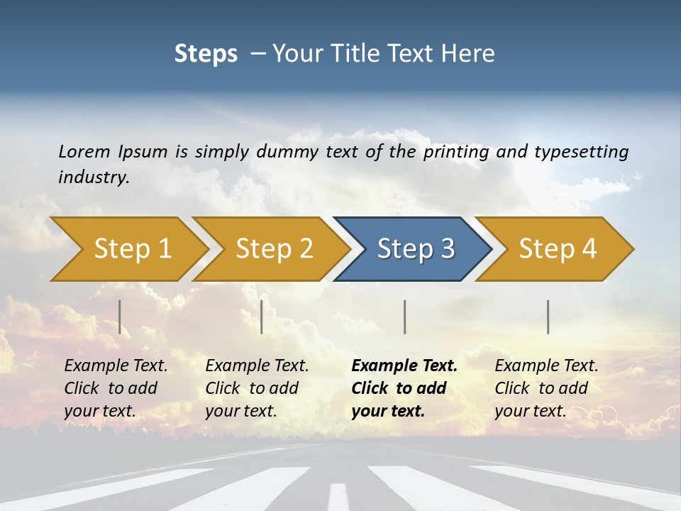 Pattern Rough Pedestrian PowerPoint Template