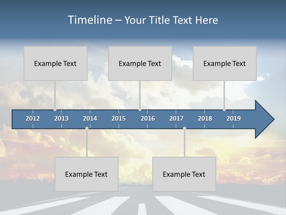 Pattern Rough Pedestrian PowerPoint Template