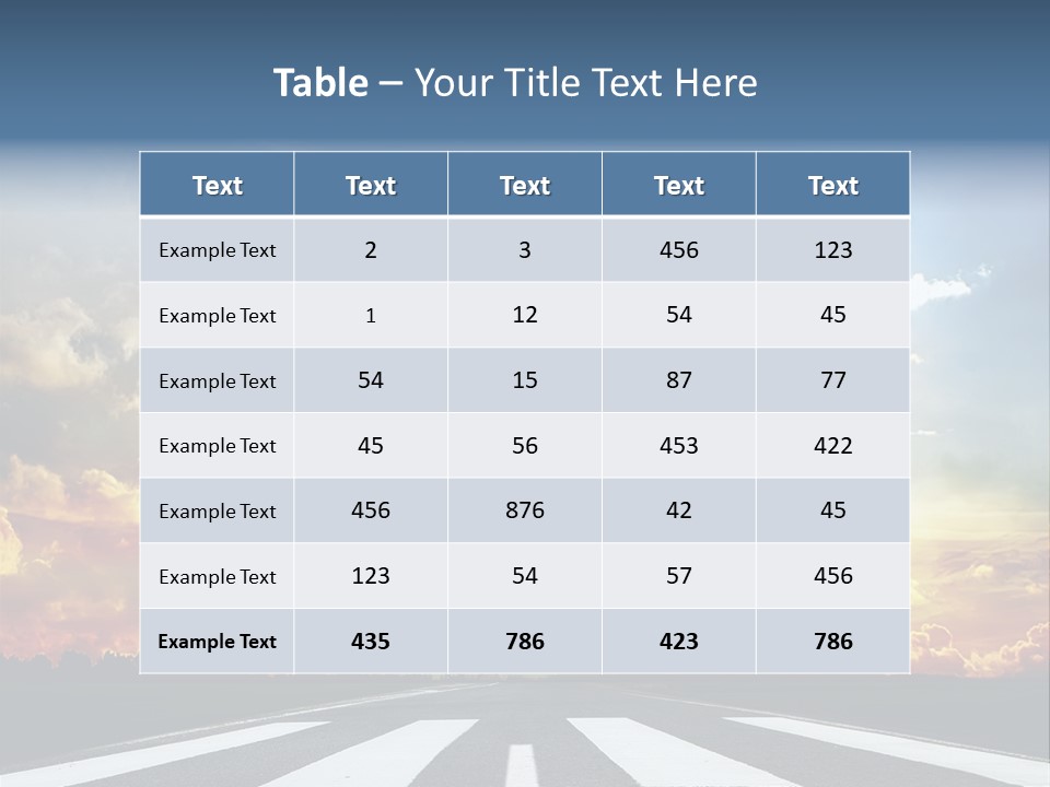 Pattern Rough Pedestrian PowerPoint Template