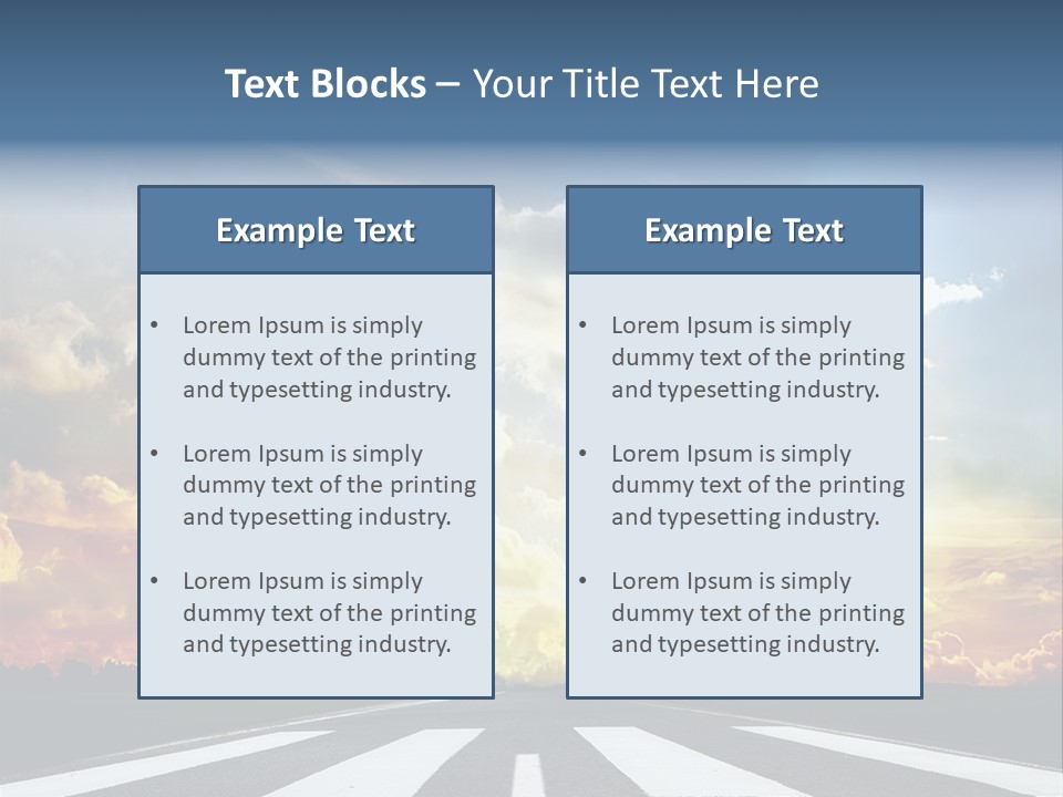 Pattern Rough Pedestrian PowerPoint Template