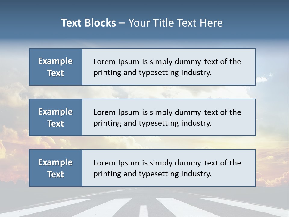 Pattern Rough Pedestrian PowerPoint Template