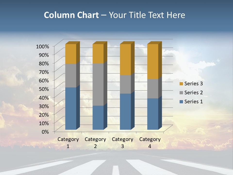 Pattern Rough Pedestrian PowerPoint Template