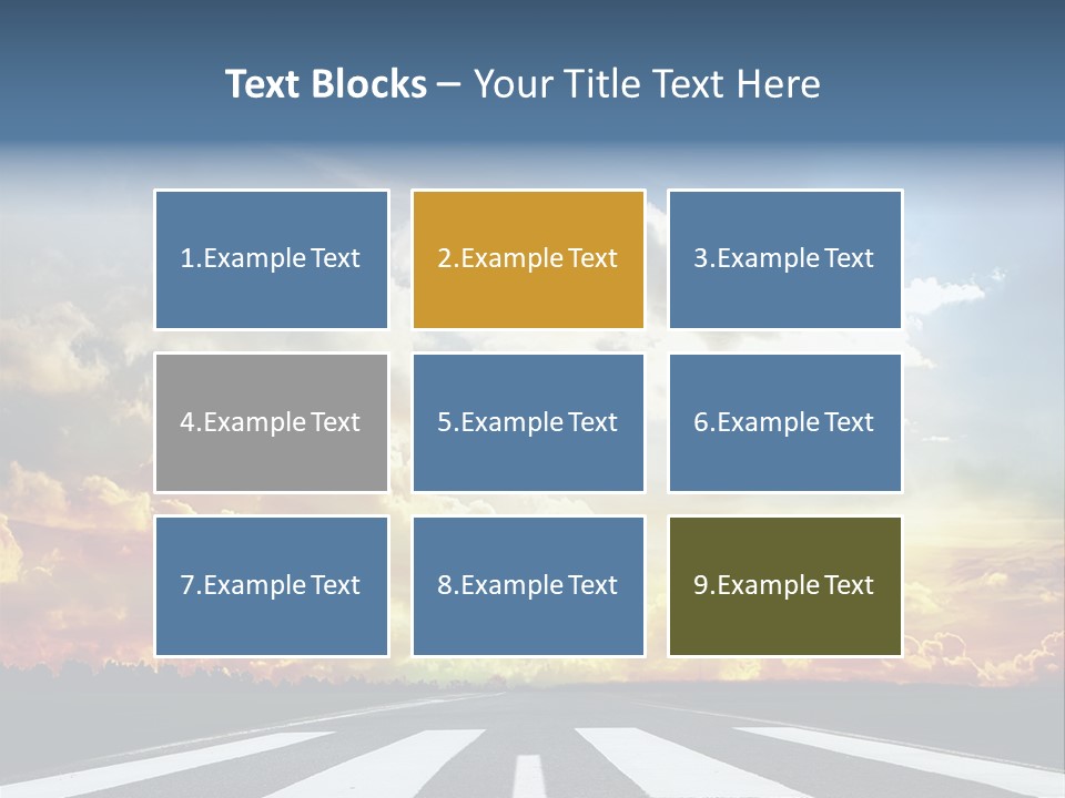 Pattern Rough Pedestrian PowerPoint Template