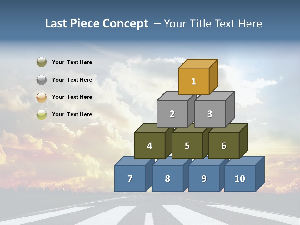 Pattern Rough Pedestrian PowerPoint Template