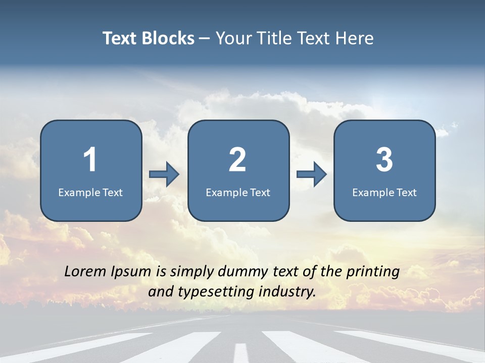 Pattern Rough Pedestrian PowerPoint Template
