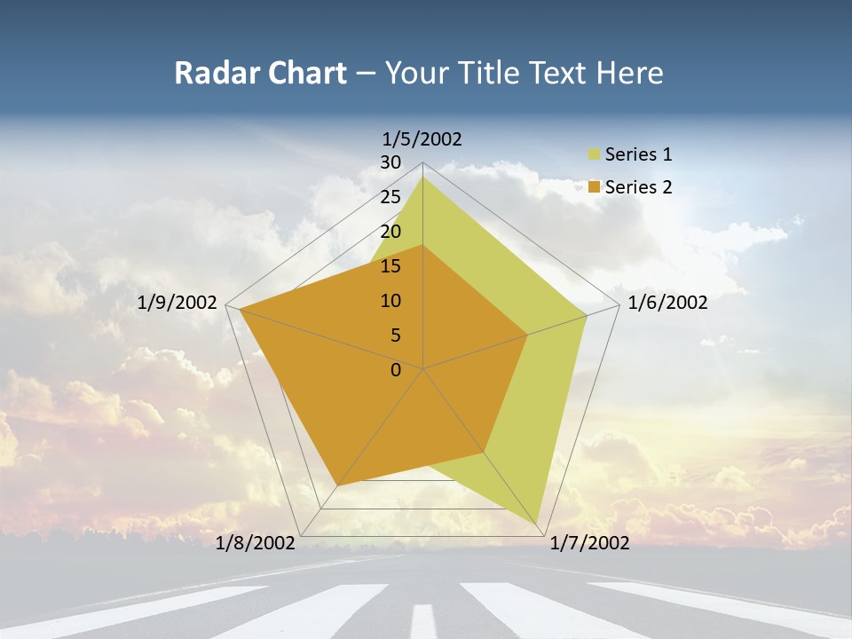 Pattern Rough Pedestrian PowerPoint Template