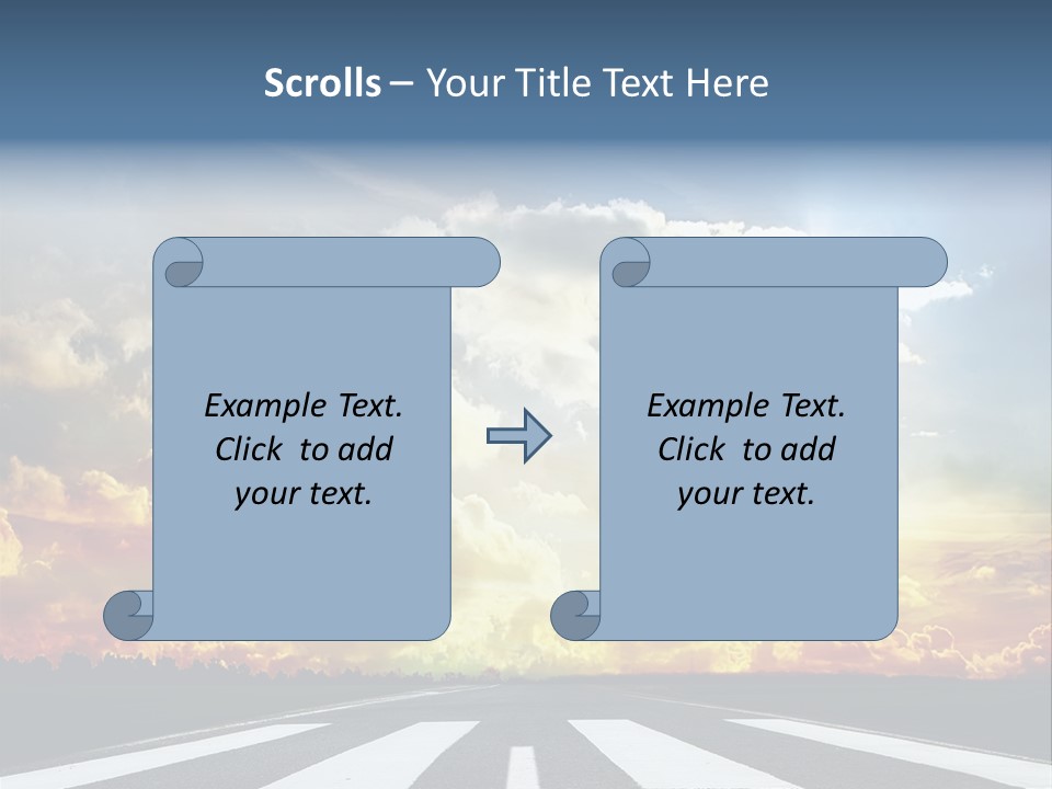 Pattern Rough Pedestrian PowerPoint Template