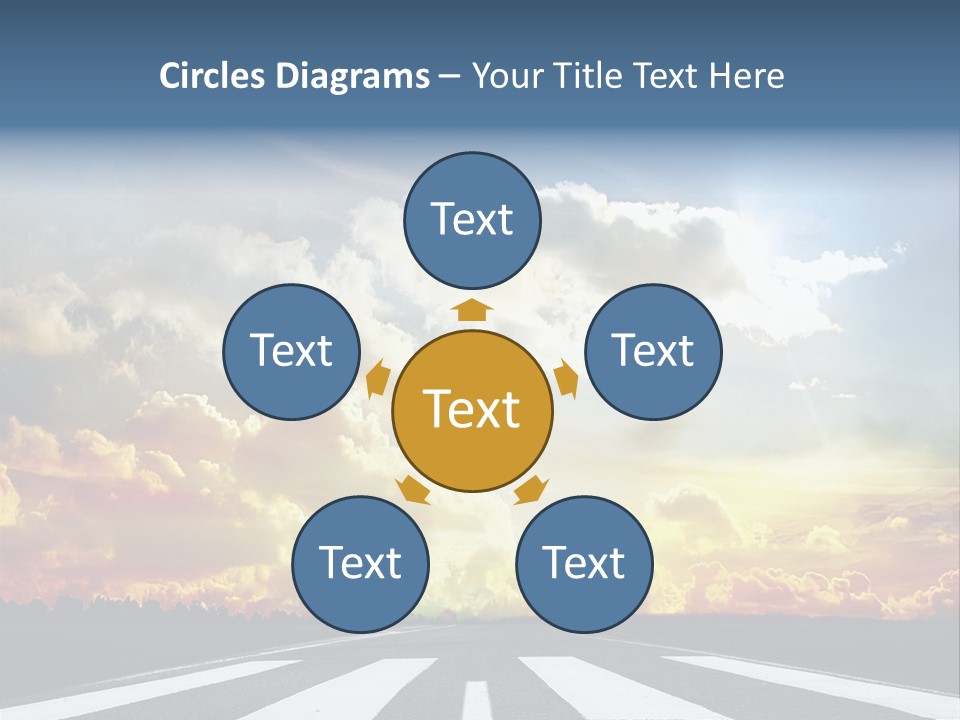 Pattern Rough Pedestrian PowerPoint Template