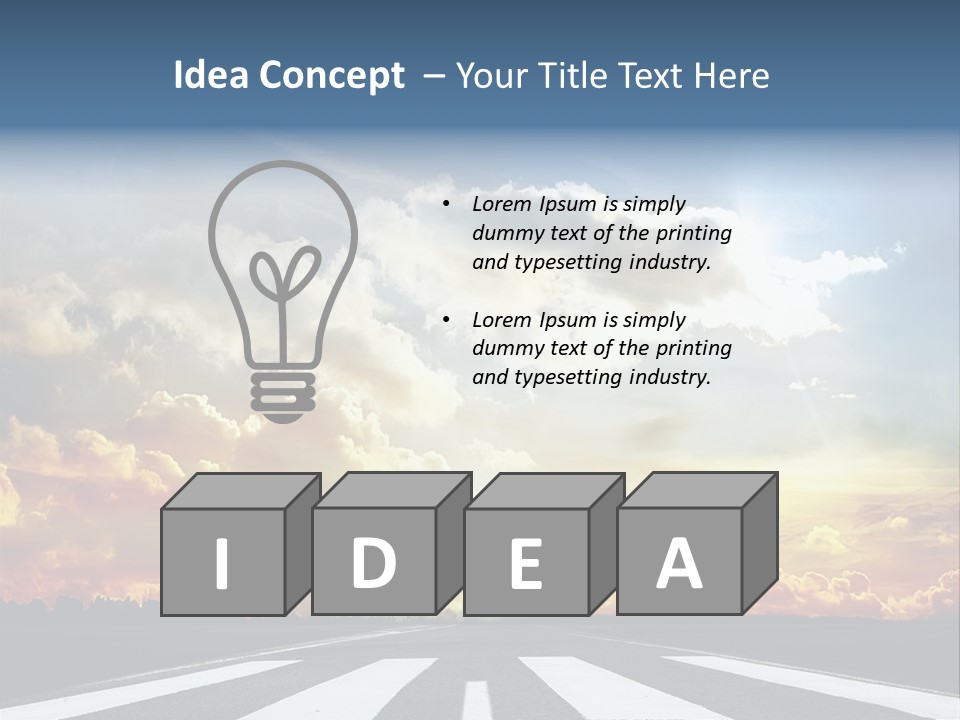 Pattern Rough Pedestrian PowerPoint Template