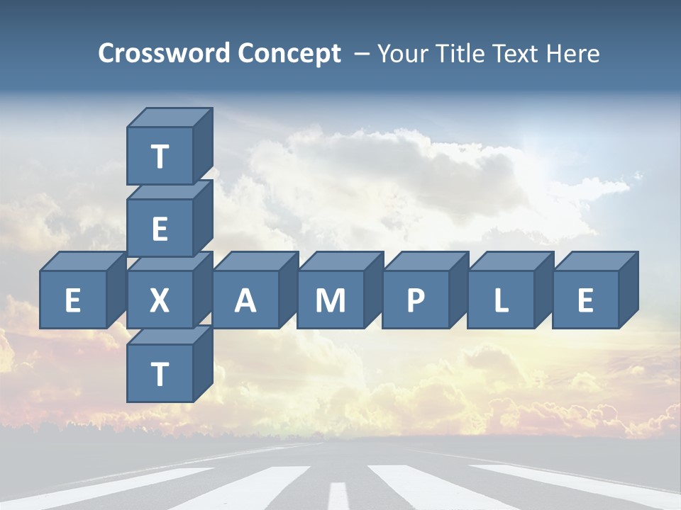 Pattern Rough Pedestrian PowerPoint Template