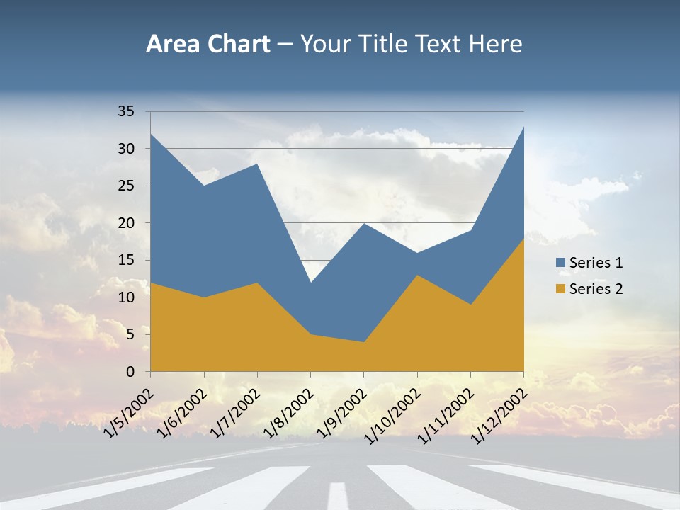 Pattern Rough Pedestrian PowerPoint Template
