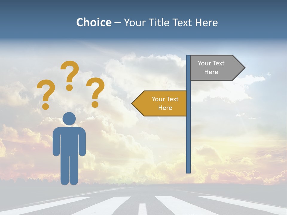 Pattern Rough Pedestrian PowerPoint Template