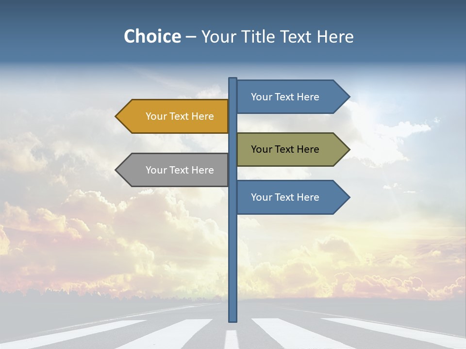 Pattern Rough Pedestrian PowerPoint Template
