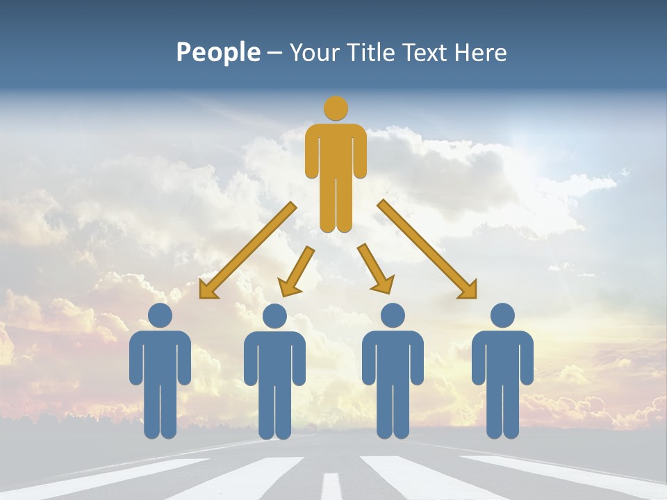 Pattern Rough Pedestrian PowerPoint Template