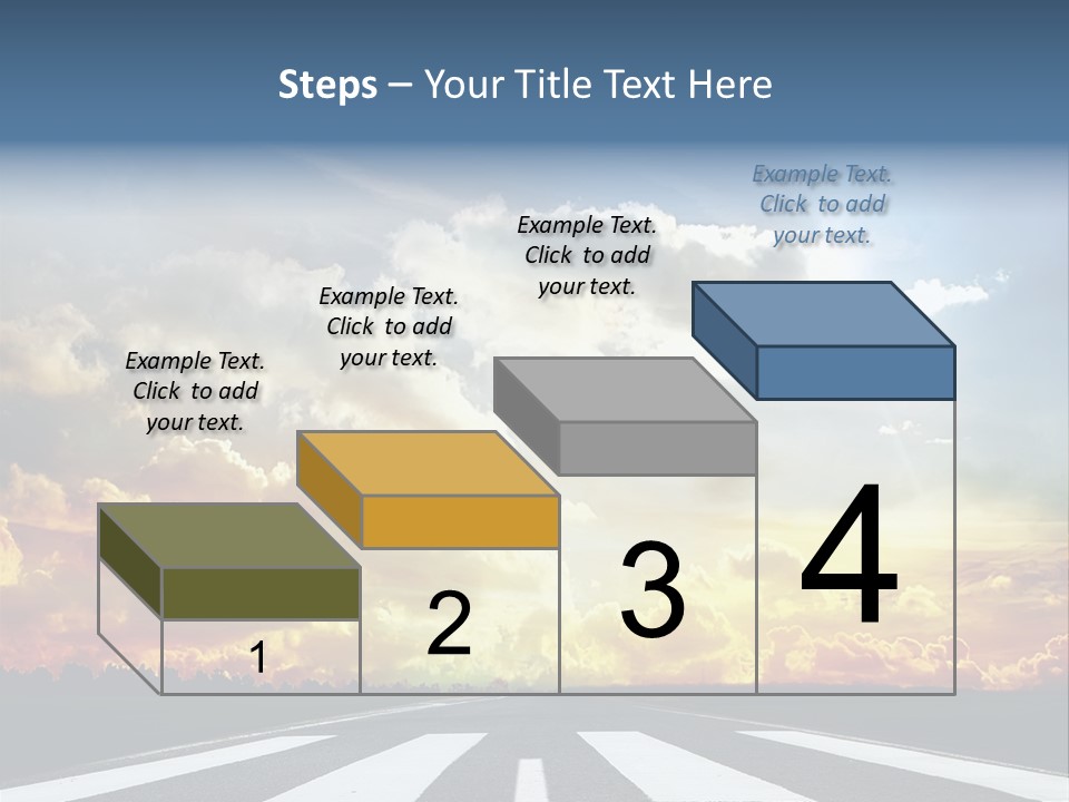 Pattern Rough Pedestrian PowerPoint Template