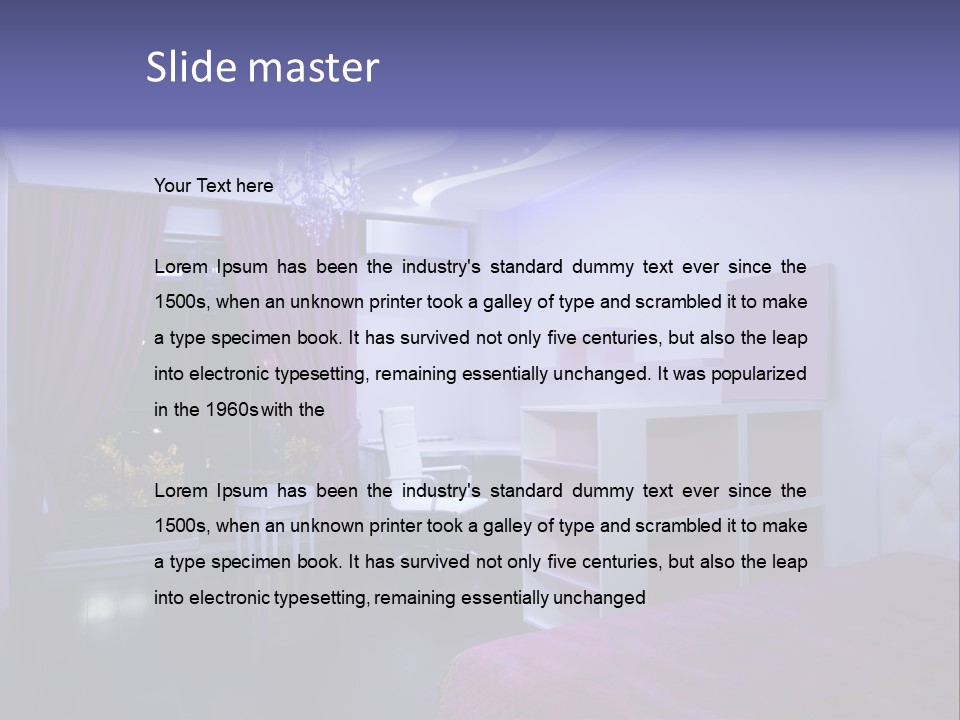 Domestic Apartment Modern PowerPoint Template