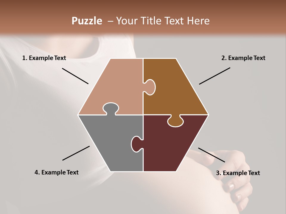 Beautiful Anticipation Belly PowerPoint Template