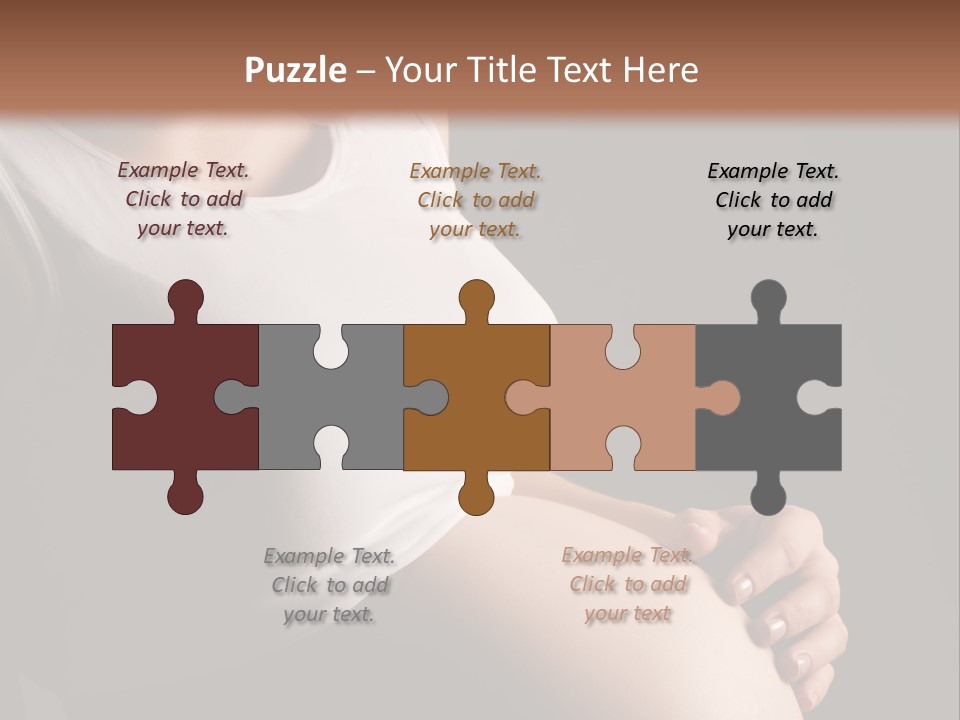 Beautiful Anticipation Belly PowerPoint Template