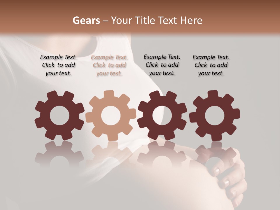 Beautiful Anticipation Belly PowerPoint Template