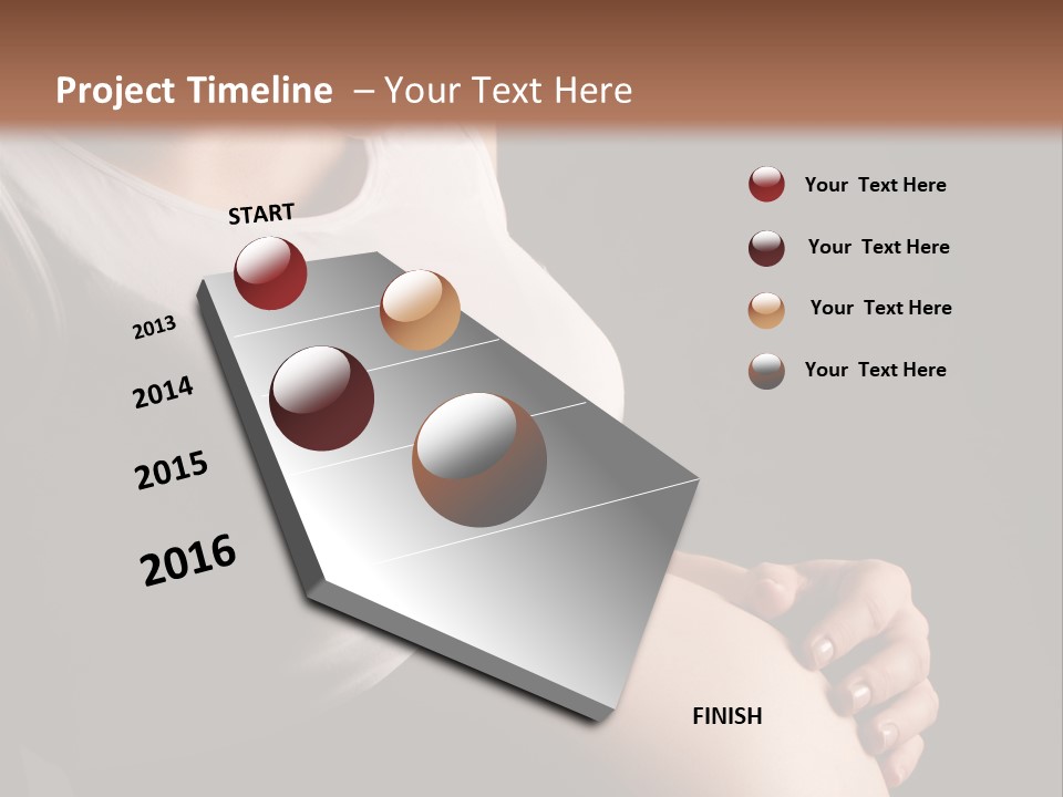 Beautiful Anticipation Belly PowerPoint Template