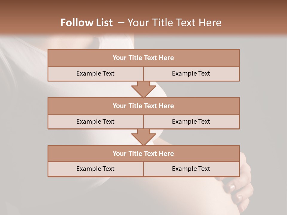 Beautiful Anticipation Belly PowerPoint Template