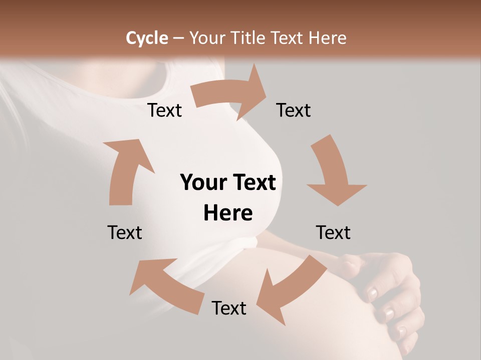 Beautiful Anticipation Belly PowerPoint Template