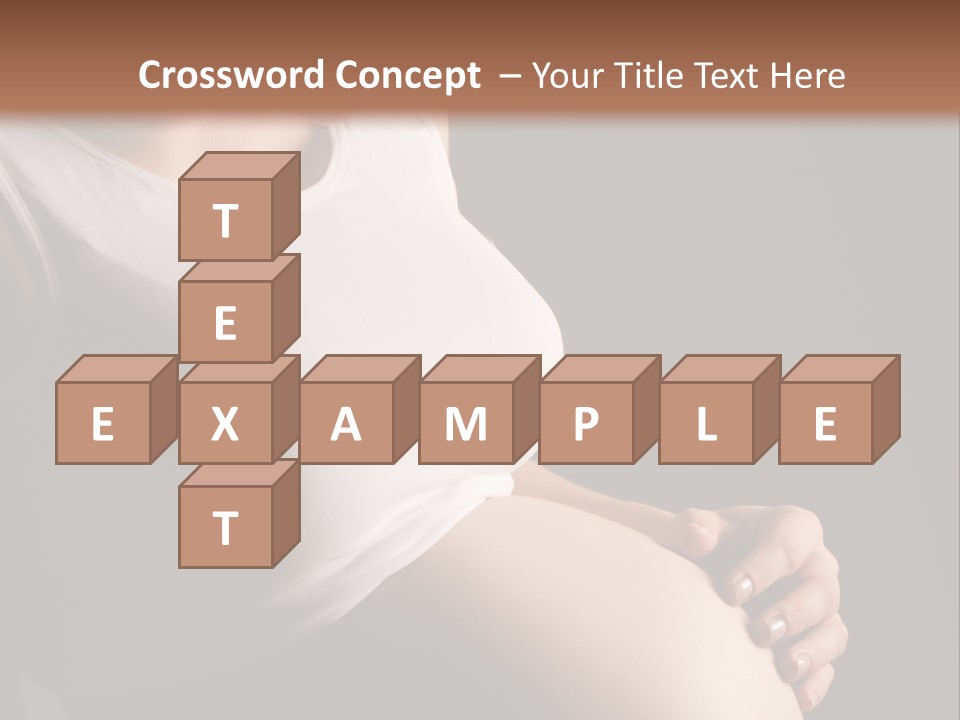 Beautiful Anticipation Belly PowerPoint Template