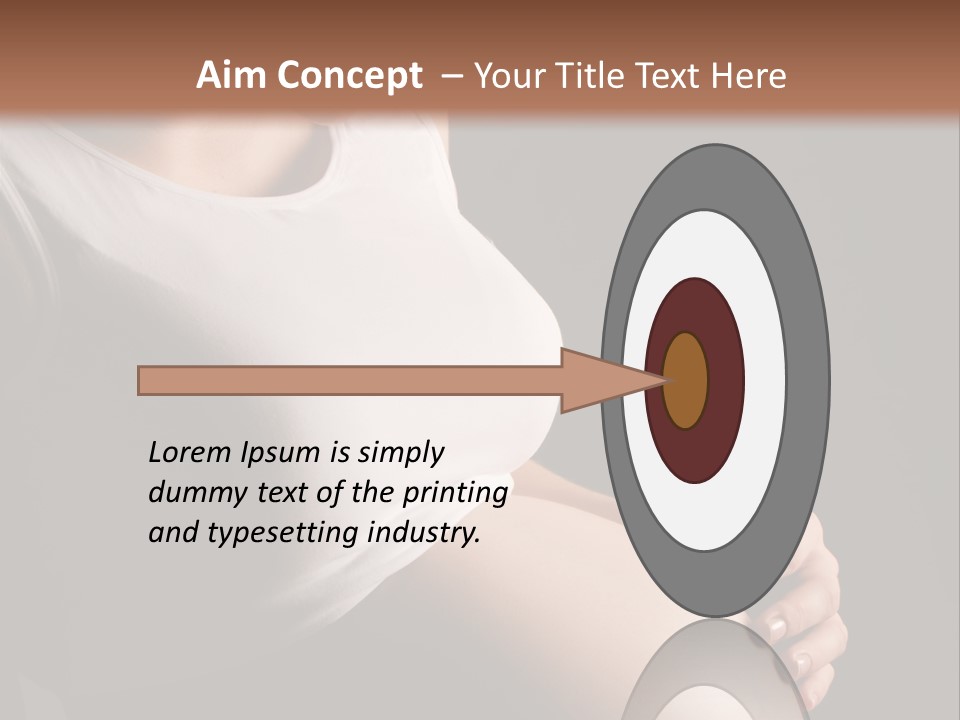 Beautiful Anticipation Belly PowerPoint Template