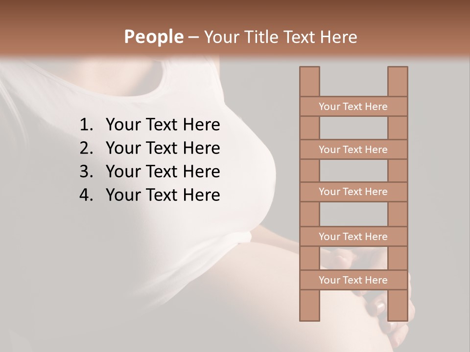 Beautiful Anticipation Belly PowerPoint Template