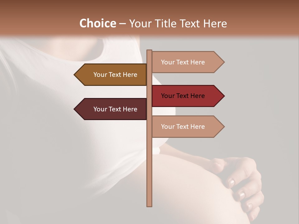 Beautiful Anticipation Belly PowerPoint Template