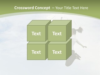 Achievement Jumping Concepts PowerPoint Template