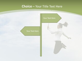 Achievement Jumping Concepts PowerPoint Template