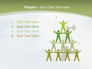 Achievement Jumping Concepts PowerPoint Template