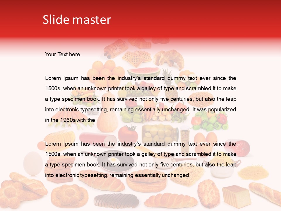 Healthy Beef Nutrition PowerPoint Template