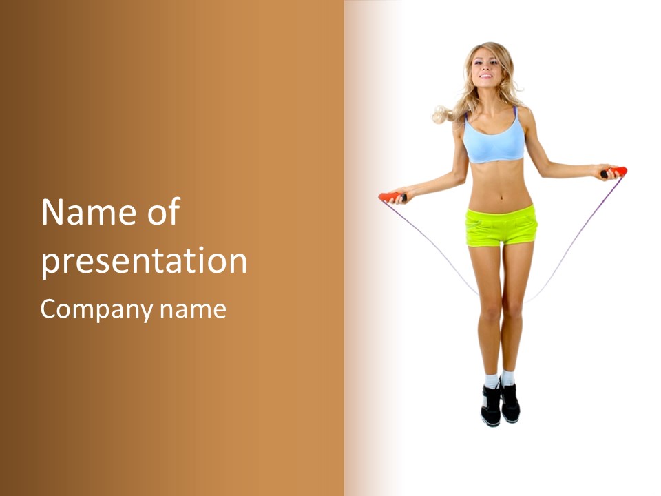 Beauty Youth Background PowerPoint Template