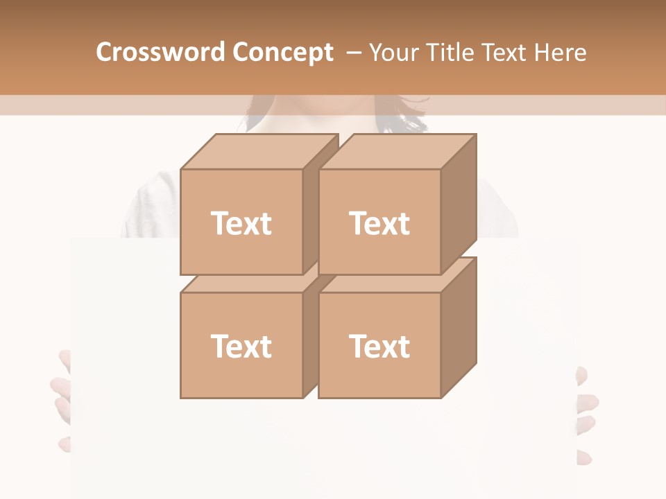 Slogan Placard Message PowerPoint Template