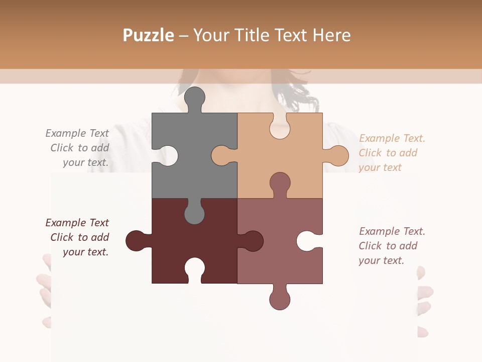 Slogan Placard Message PowerPoint Template