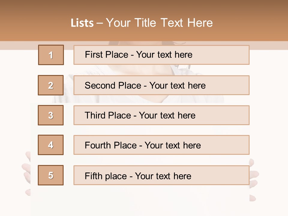 Slogan Placard Message PowerPoint Template