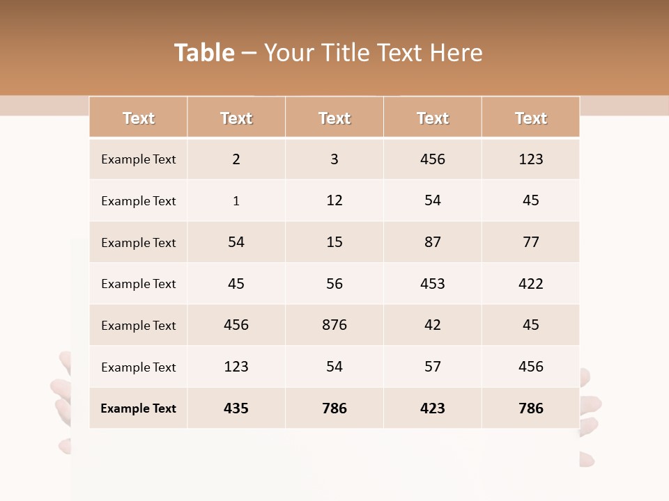 Slogan Placard Message PowerPoint Template