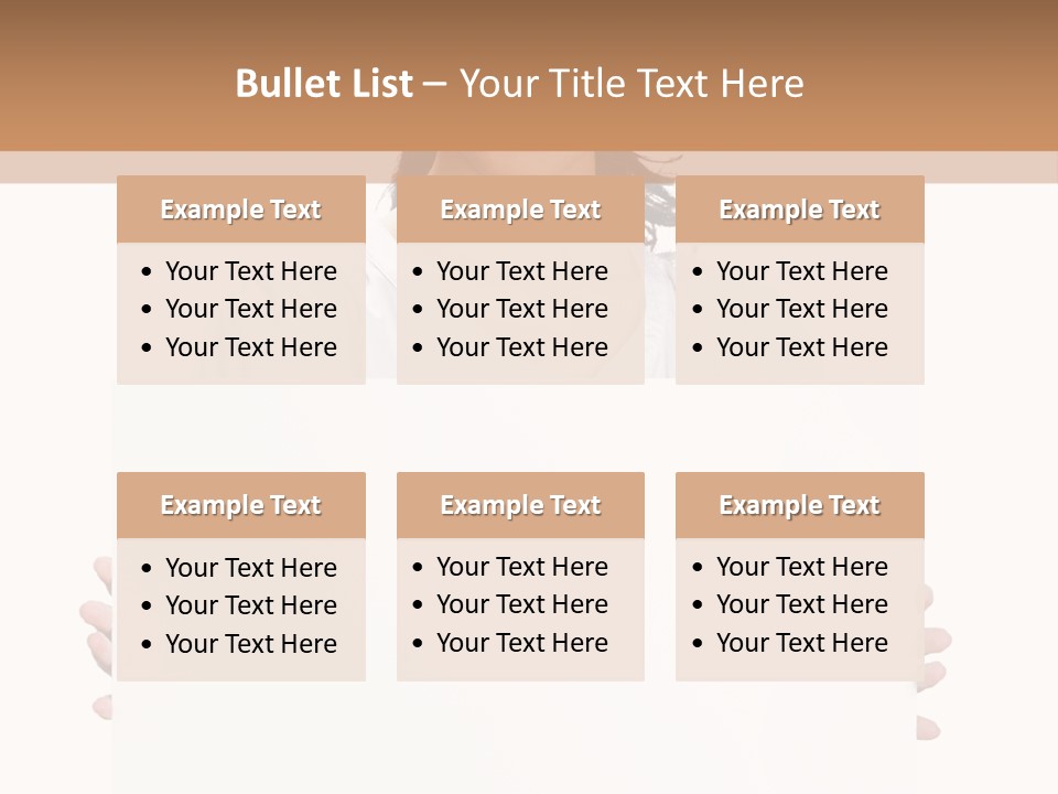 Slogan Placard Message PowerPoint Template