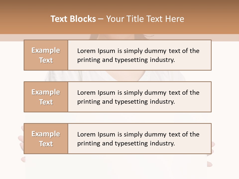 Slogan Placard Message PowerPoint Template