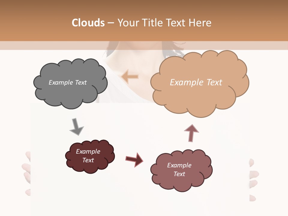 Slogan Placard Message PowerPoint Template