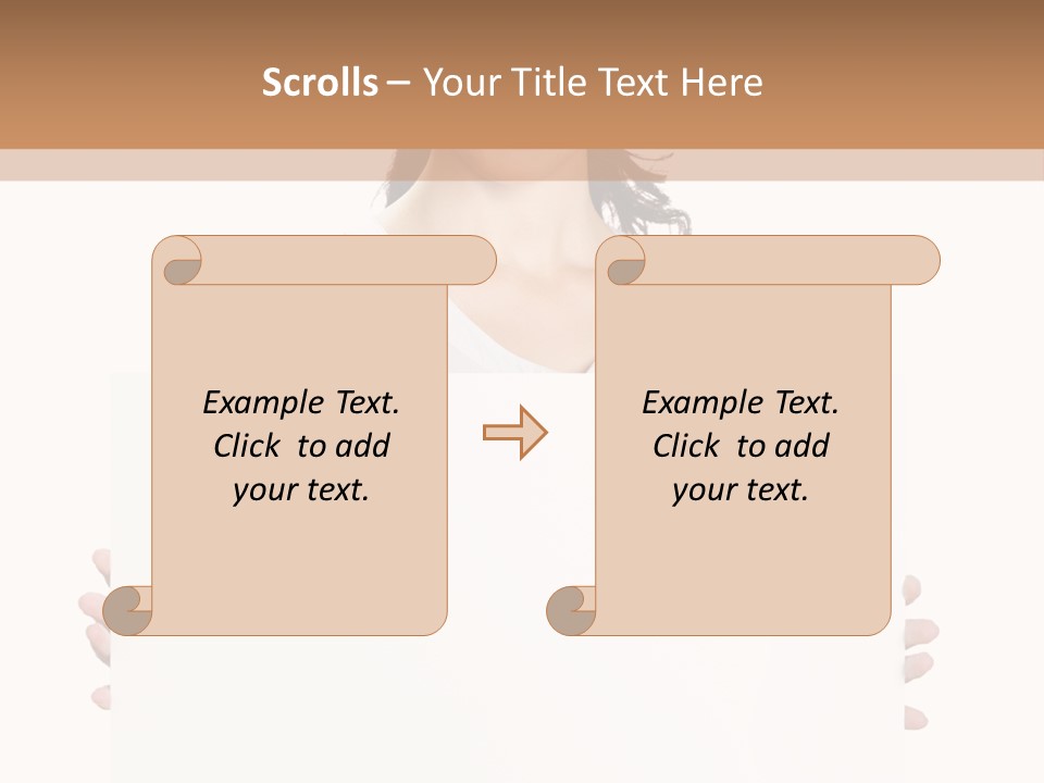 Slogan Placard Message PowerPoint Template