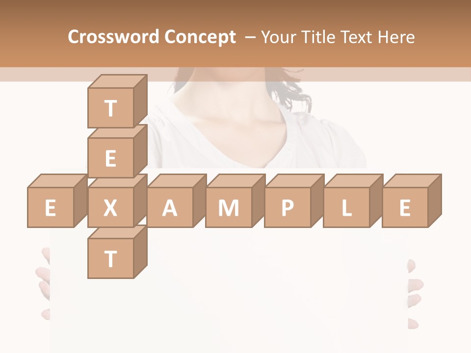 Slogan Placard Message PowerPoint Template