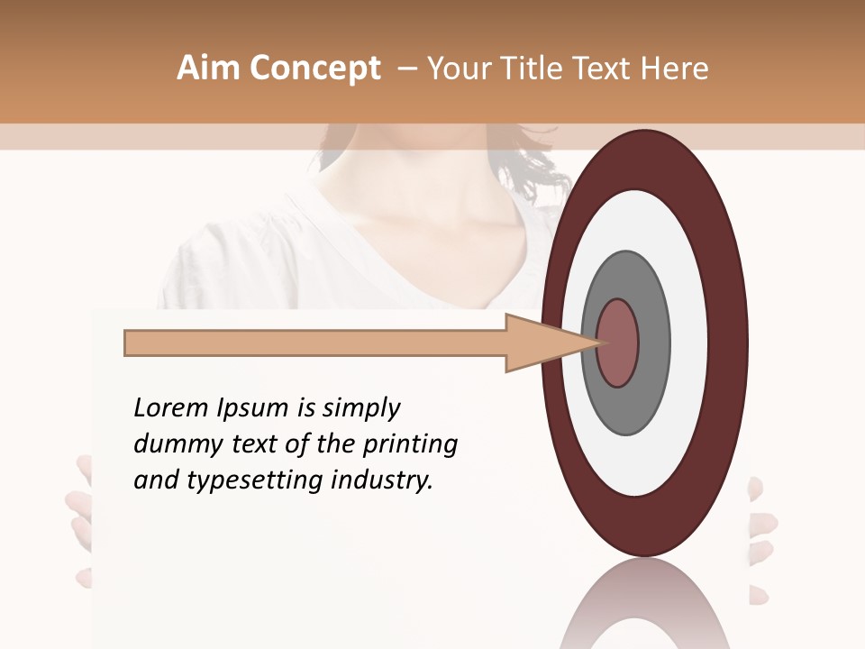 Slogan Placard Message PowerPoint Template