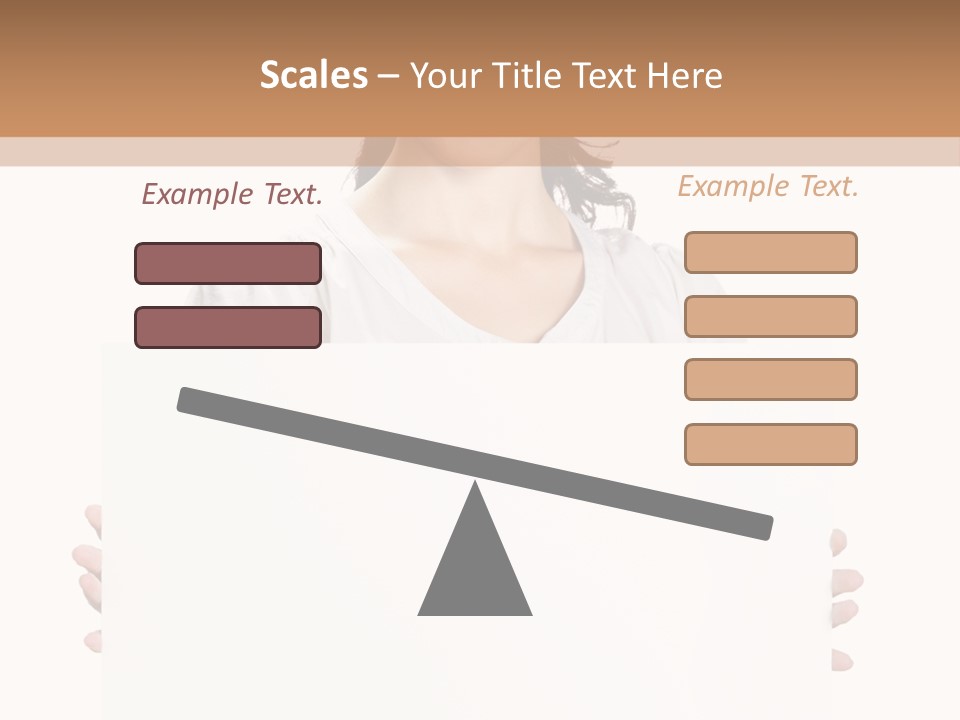 Slogan Placard Message PowerPoint Template