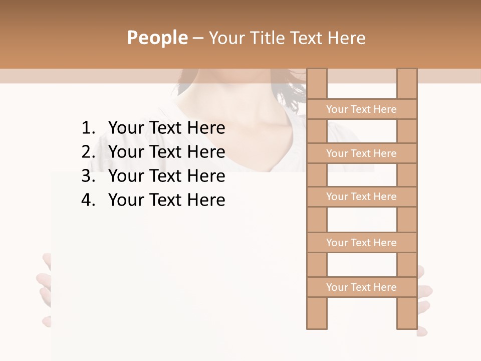 Slogan Placard Message PowerPoint Template